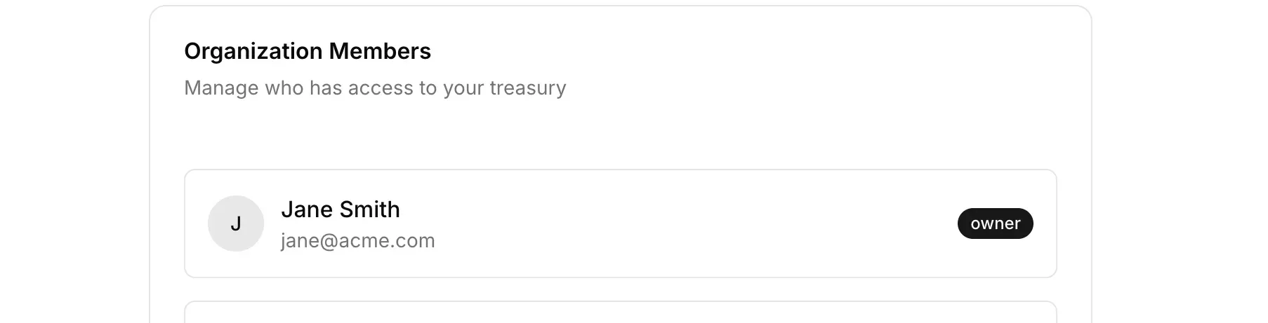 Multi-entity overview